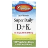 Carlson, Super Daily®, витамин D3 + витамин K2, 5,08 мл (0,172 жидк. унции)