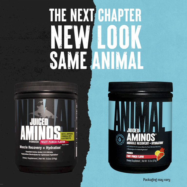 Animal, Juiced Aminos в порошке, фруктовый пунш, 375 г (13,2 унции)