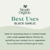 Simply Organic, соль с черным чесноком, 62 г (2,19 унции)