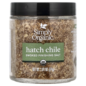 Simply Organic, Копченая соль для финиша, Hatch Chile, 74 г (2,61 унции)