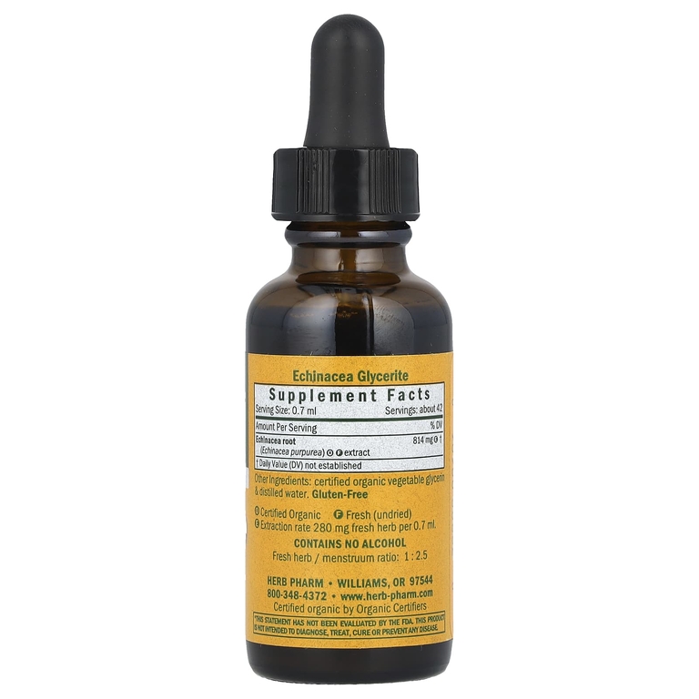 Herb Pharm, эхинацея, без спирта, 30 мл