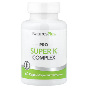 NaturesPlus, Pro Super K, комплекс с витамином K, 60 капсул (2040 мкг в 1 капсуле)
