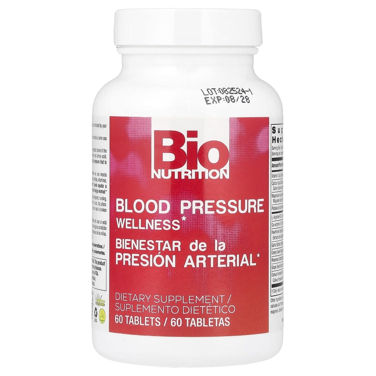 Bio Nutrition, Здоровье кровяного давления, 60 таблеток