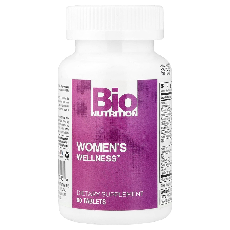 Bio Nutrition, Women's Wellness, 60 таблеток