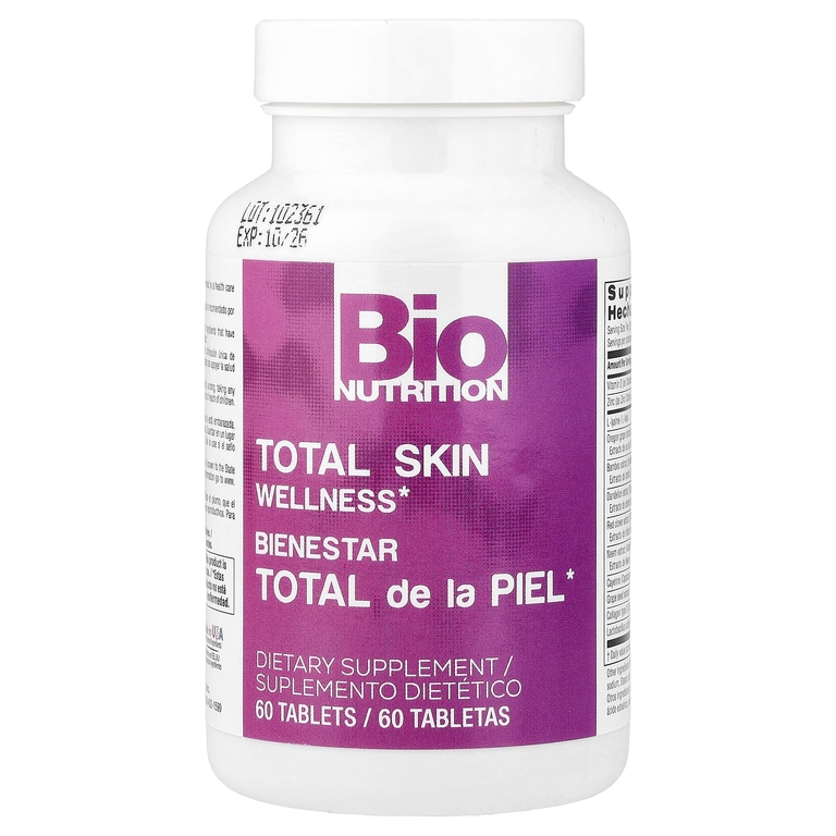 Bio Nutrition, Total Skin Wellness, 60 таблеток