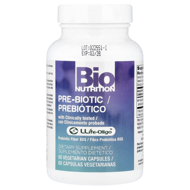 Bio Nutrition, пребиотик, 60 вегетарианских капсул (700 мг в 1 капсуле)