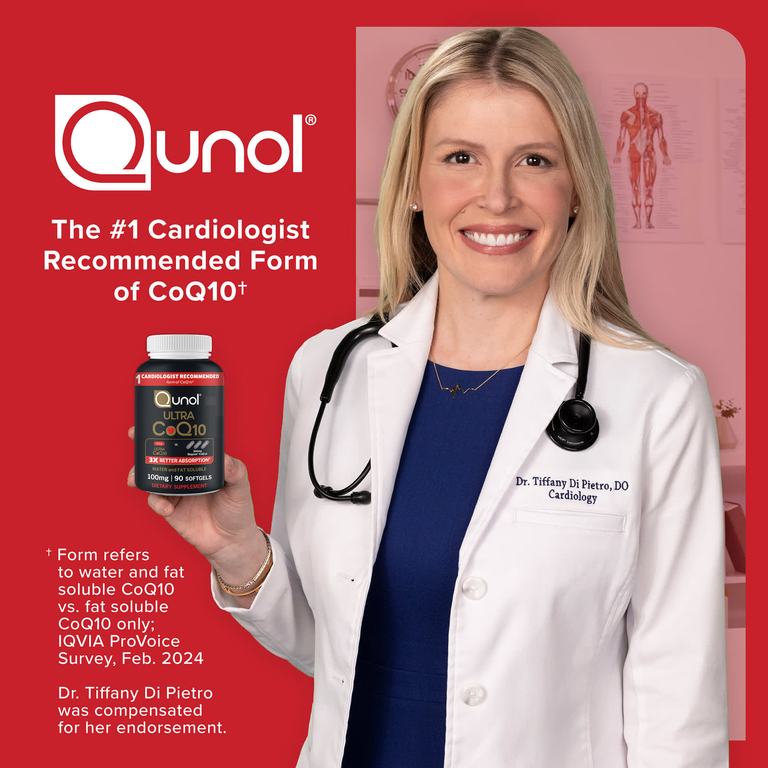 Qunol, Ultra CoQ10, 100 мг, 90 мягких таблеток