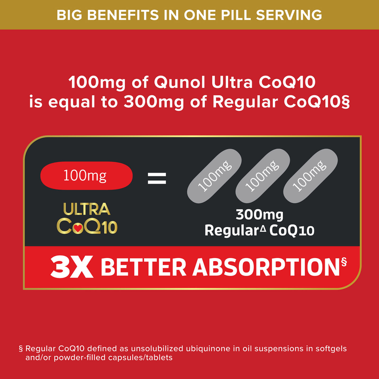 Qunol, Ultra CoQ10, 100 мг, 90 мягких таблеток