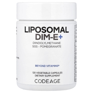 Codeage, Liposomal DIM-E+, дииндолилметан и витамин E, 120 растительных капсул