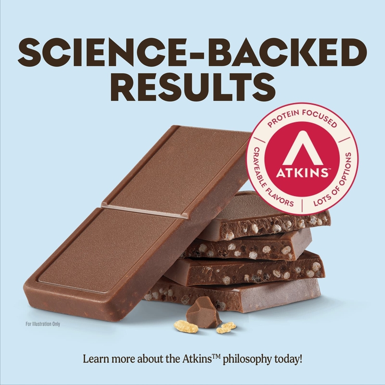 Atkins, Endulge ™, хрустящий батончик, 5 батончиков, 22 г (0,78 унции)