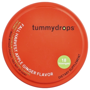 Tummydrops, органическое осеннее яблоко и имбирь, 18 пастилок (Товар снят с продажи) 