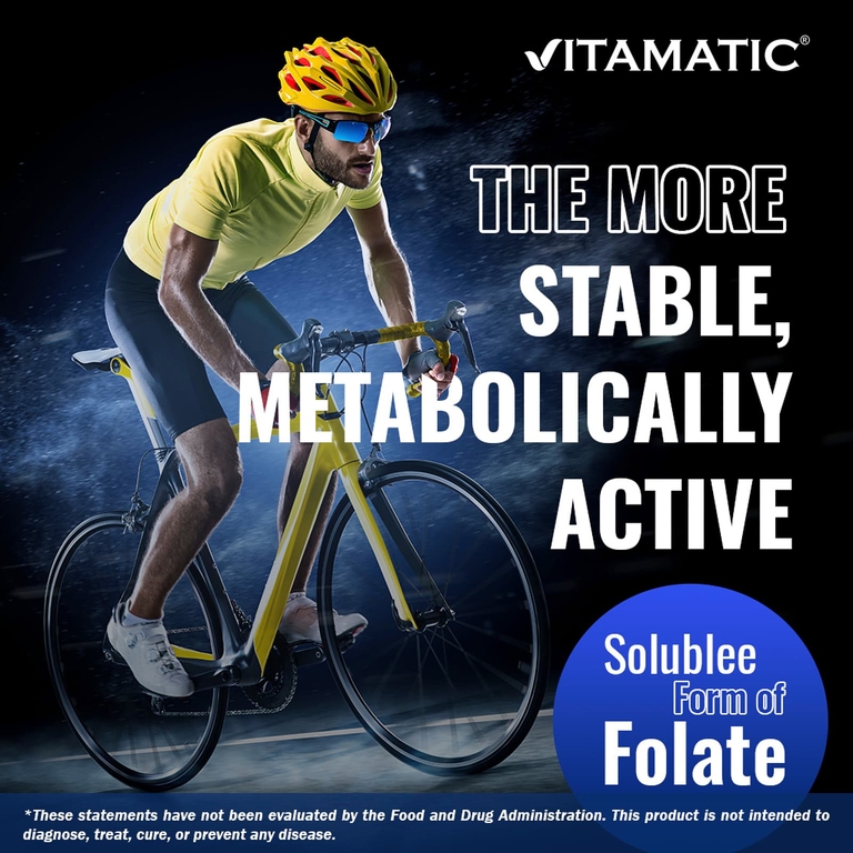 Vitamatic, Метилфолат, 15 мг, 120 растительных капсул