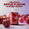 Vitamatic, веганские жевательные таблетки с яблочным уксусом, со вкусом натурального яблока, 60 жевательных таблеток
