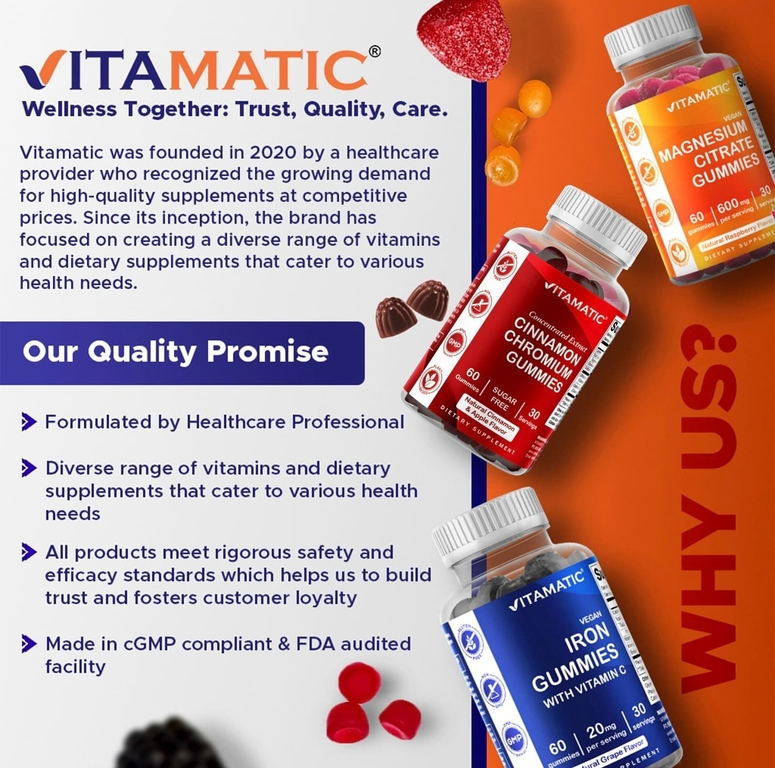 Vitamatic, жевательные таблетки с клюквой и пробиотиком, со вкусом натуральной клюквы, 60 жевательных таблеток