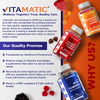 Vitamatic, жевательные таблетки с морингой без сахара, 60 жевательных таблеток (5000 мг в 1 жевательной таблетке)