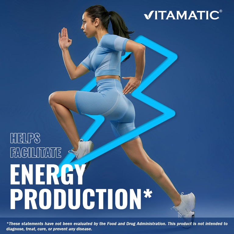 Vitamatic, витамин B12, натуральные ягоды, 365 быстрорастворимых таблеток (2500 мкг в 1 таблетке)