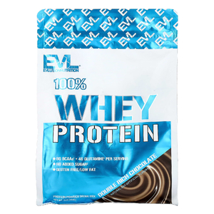 EVLution Nutrition, 100% сывороточный протеин, шоколад двойной насыщенности, 454 г (1 фунт)