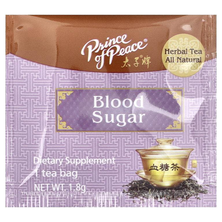 Prince of Peace, Herbal Tea, сахар в крови, 18 чайных пакетиков, 32,4 г (1,14 унции)