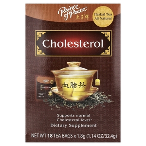 Prince of Peace, Herbal Tea, холестерин, 18 чайных пакетиков, 32,4 г (1,14 унции)