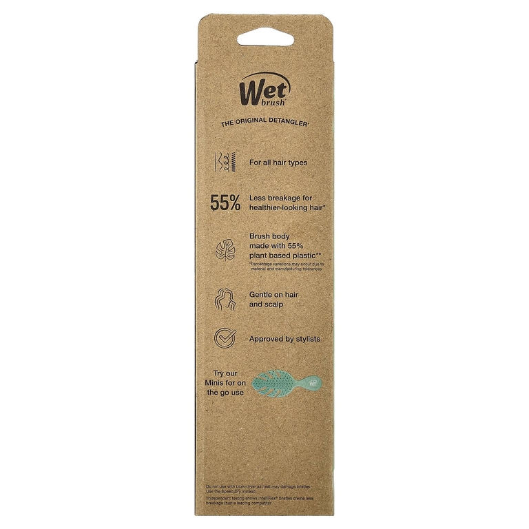 Wet Brush, Средство для расчесывания волос Go Green ™, розовый, 1 шт.
