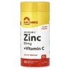 Sundance Vitamins, цинк и витамин C, 50 капсул быстрого высвобождения