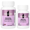 One-A-Day, Prenatal Advanced, полноценный мультивитаминный комплекс для поддержки мозга, 60 пренатальных мультивитаминных мягких таблеток и 60 пренатальных таблеток с холином