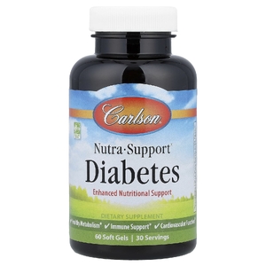 Carlson, Nutra-Support Diabetes, 60 мягких таблеток