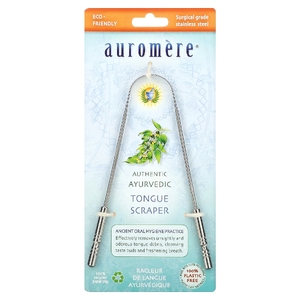 Auromere, Authentic Ayurvedic, скребок для языка, 1 скребок