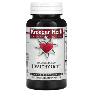Kroeger Herb Co, Здоровый кишечник, 100 вегетарианских капсул