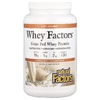 Natural Factors, сывороточный протеин травяного откорма, без добавок, 907 г (2 фунта)
