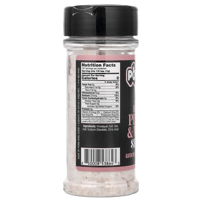 Pork King Good, Гималайская розовая соль и уксус, 127,5 г (4,5 унции)