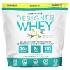 Designer Wellness, Designer Whey, натуральный порошок из 100% сывороточного протеина, французская ваниль, 1,82 кг (4 фунта)
