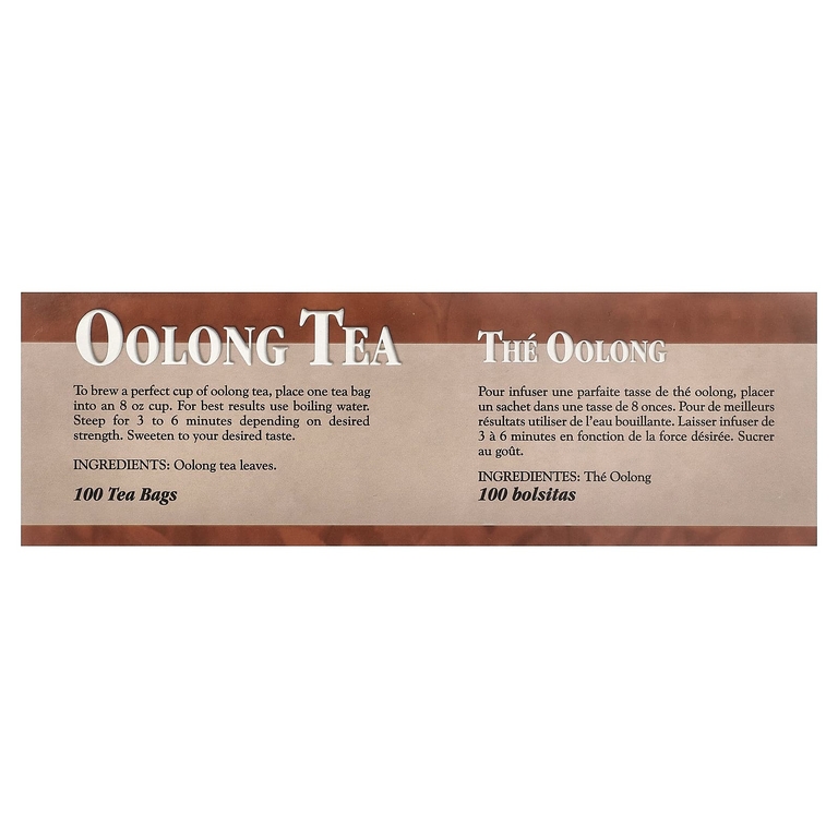 Uncle Lee's Tea, улун, 100 чайных пакетиков, 160 г (5,64 унции)