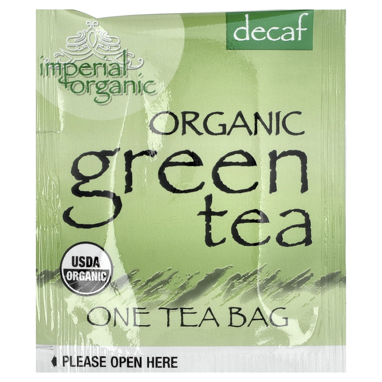 Uncle Lee's Tea, Imperial Organic, зеленый чай без кофеина, 18 чайных пакетиков, 32,4 г (1,14 унции)