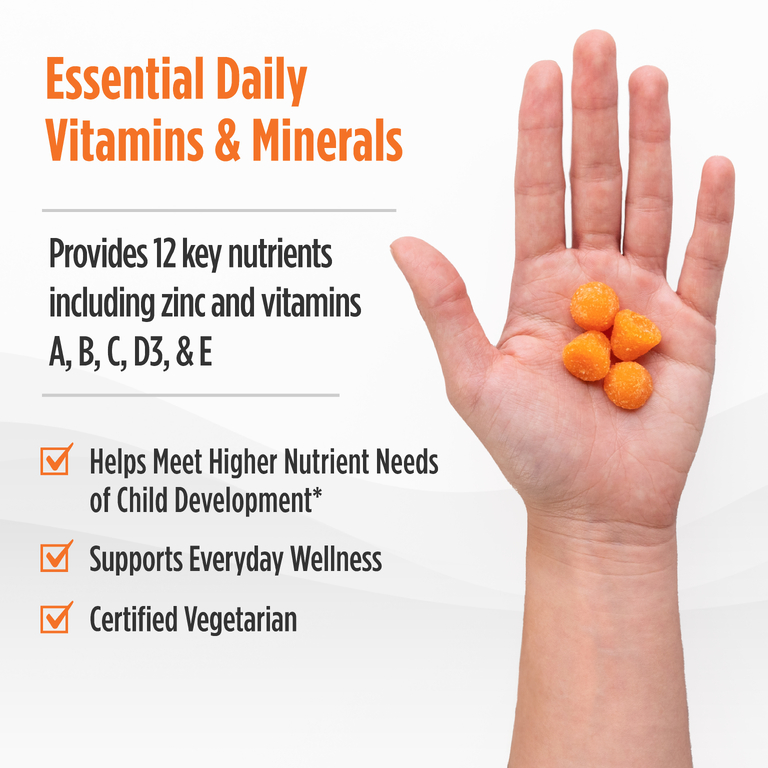 Nordic Naturals, мультивитаминные жевательные мармеладки, для детей от 3 лет, апельсин и лимон, 120 жевательных ягод