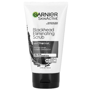 Garnier, SkinActive, скраб для устранения угрей с древесным углем, 150 мл (5 жидк. унц.) (Товар снят с продажи) 