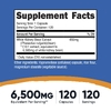 Nutricost, Белая фасоль, 6500 мг, 120 капсул