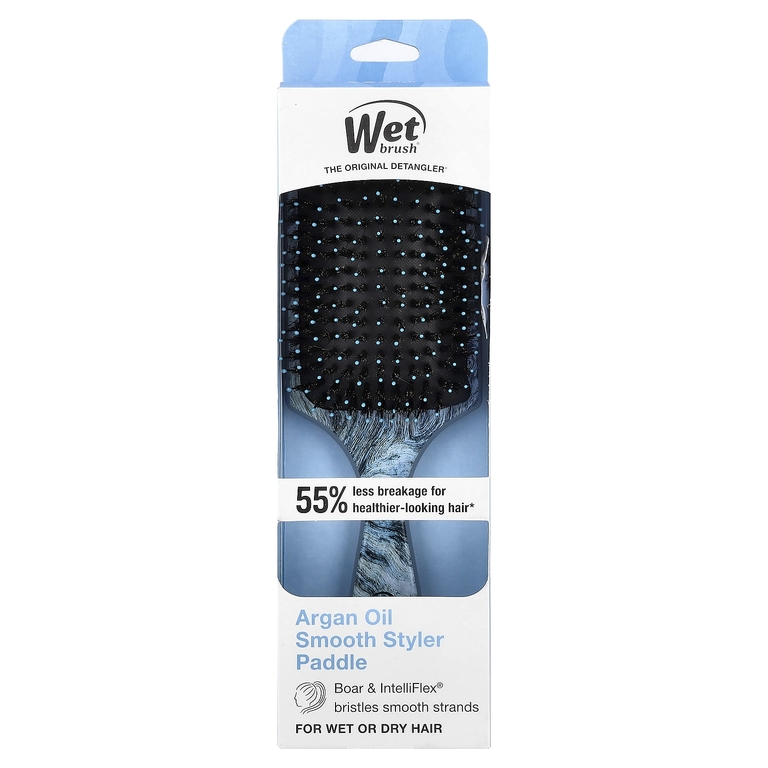 Wet Brush, пастилка для укладки с аргановым маслом, синяя, 1 шт.