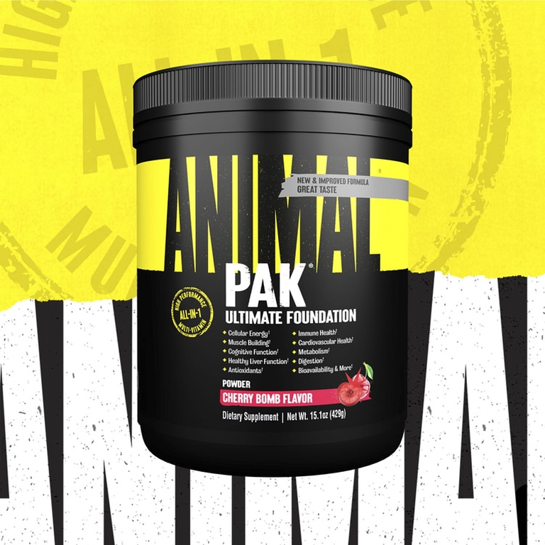 Animal, Animal Pak Powder, тональная основа для тренировок, вишня, 429 г (15,1 унции)
