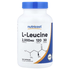 Nutricost, L-лейцин, 120 капсул (500 мг на капсулу)