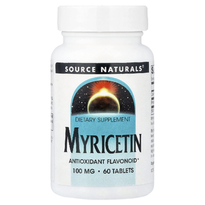 Source Naturals, мирицетин, 100 мг, 60 таблеток
