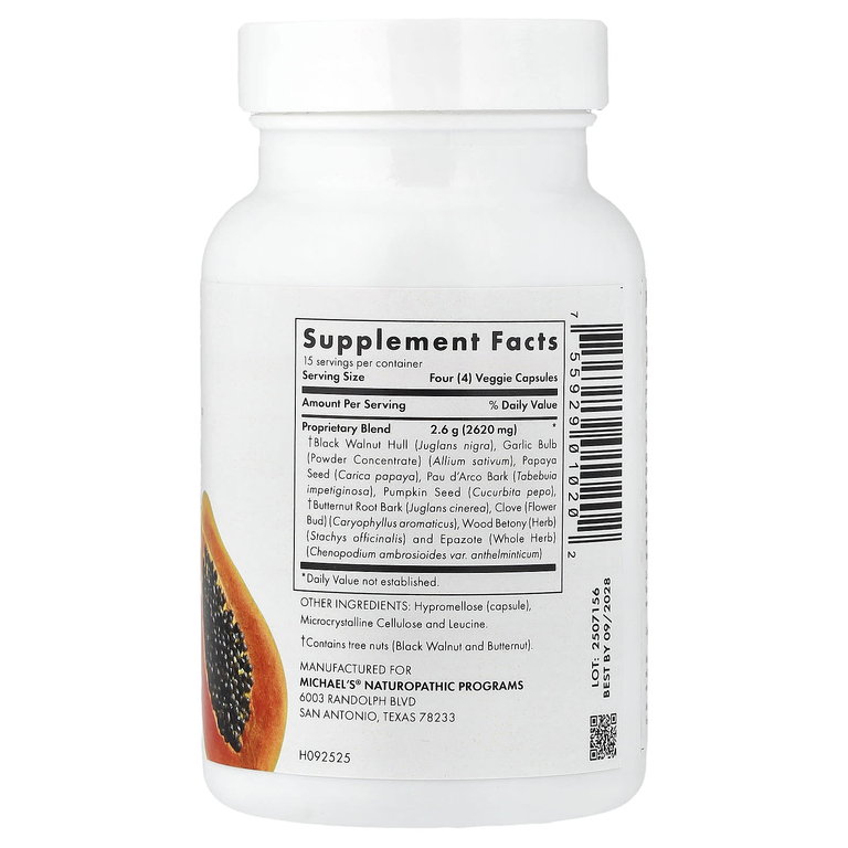Michael's Health, Paraherbs™, 60 веганских капсул