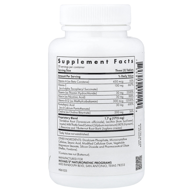 Michael's Health, Liver Wellness™, 60 вегетарианских таблеток