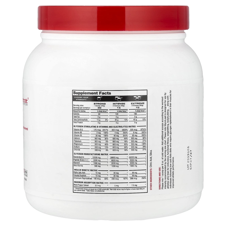 Metabolic Nutrition, GlycoLoad® без добавок, 600 г