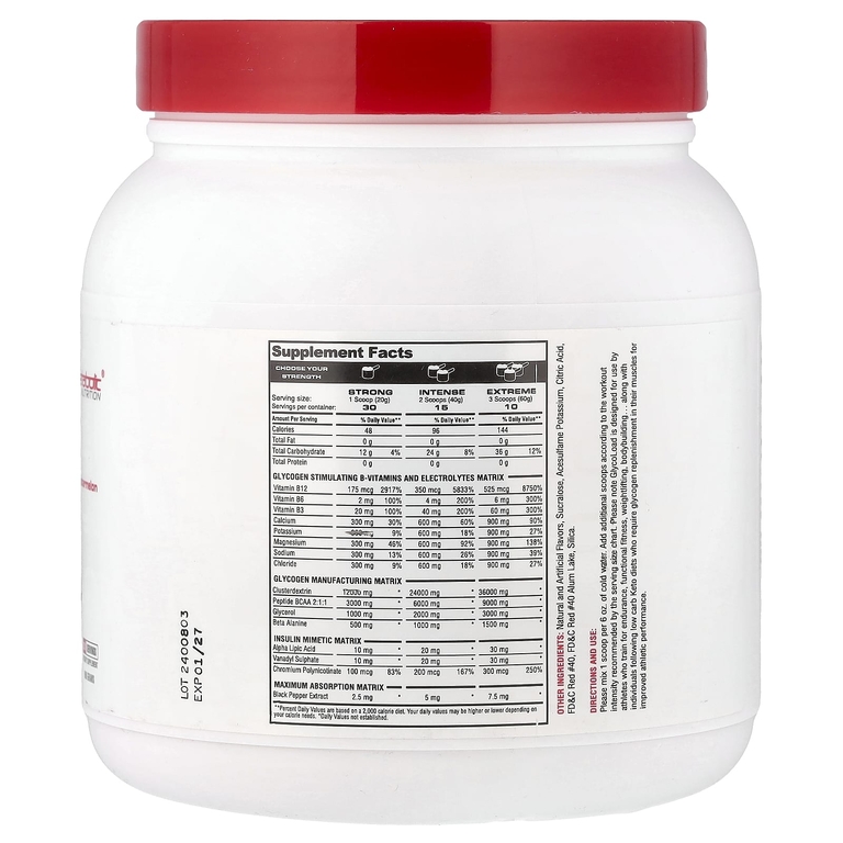 Metabolic Nutrition, GlycoLoad®, арбуз, 600 г
