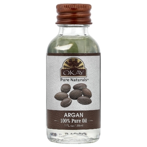 Okay Pure Naturals, 100% чистое аргановое масло, для волос и кожи, 30 мл (1 жидк. унция)
