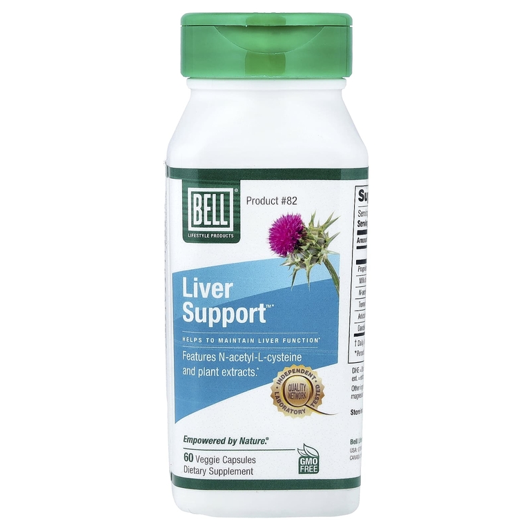 Bell Lifestyle, Liver Support™, 60 растительных капсул