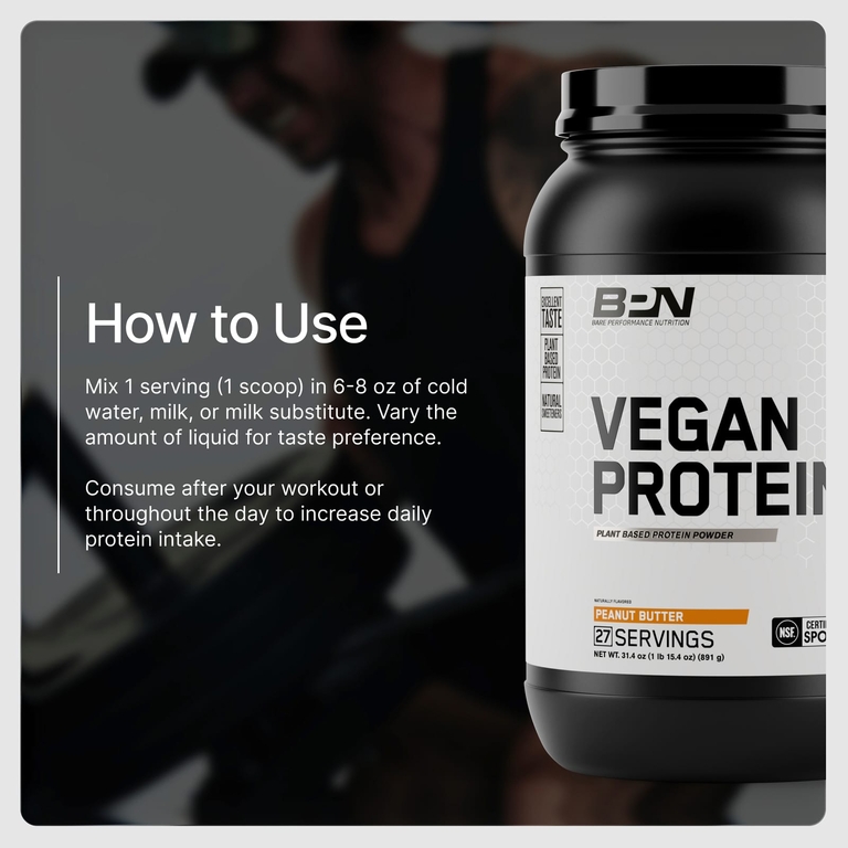 BPN, Vegan Protein, печенье с арахисовой пастой, 861 г (1 фунт 14,4 унции)