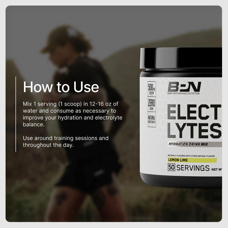 BPN, Electrolytes, смесь для увлажняющих напитков, лимон и лайм, 280 г (9,9 унции)