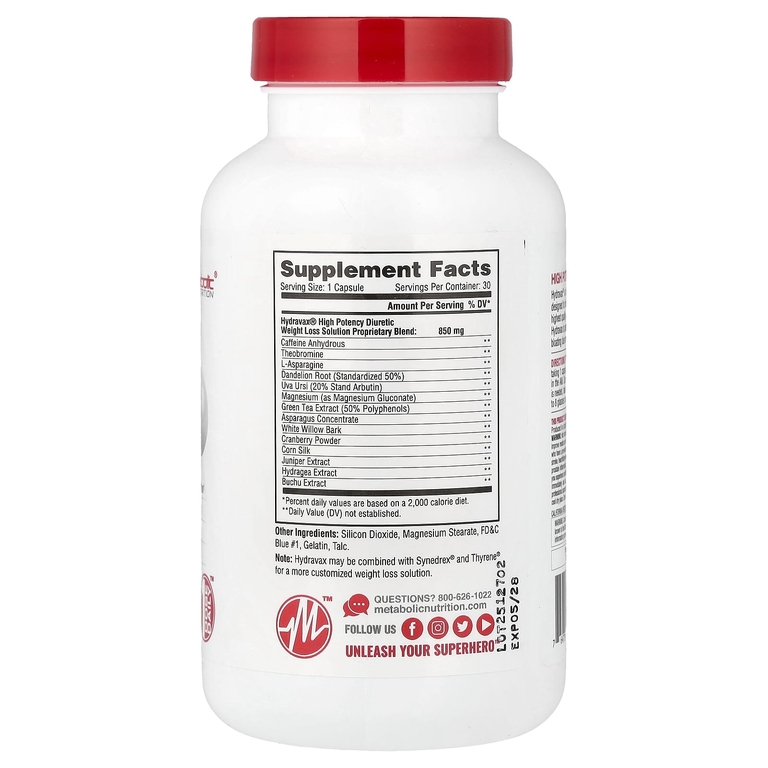 Metabolic Nutrition, Хидравакс® 30 капсул